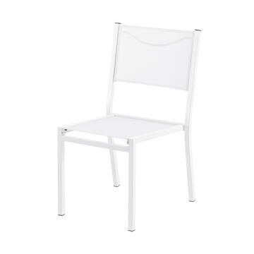1PX CHAIR STEEL TEXT 1X1 WHITE