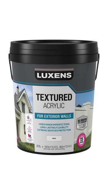 Luxens Textured Paint Acrylic Cloud 20L