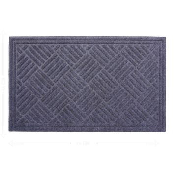 Doormat hayden dark grey 45x75 inspire