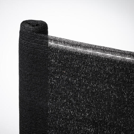Shade Netting Total Privacy NATERIAL 99% 230G/M2 Black 2 m X 10 m