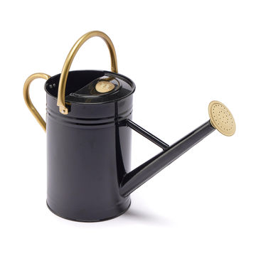 Good roots 4.5l watering can -black/gold