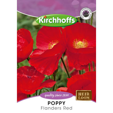 KIRCHHOFFS FLOWERSPOPPY FLANDERS RED
