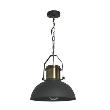 Inspire  iron ted pendant lamp 1xe27 60w matt black