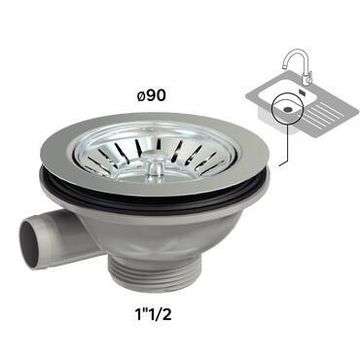 EQUATION STRAINER SINK DRAIN DIAMETER 90MM