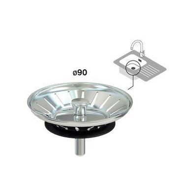 EQUATION STRAINER PLUG FOR SINK DRAIN DIAM 90MM