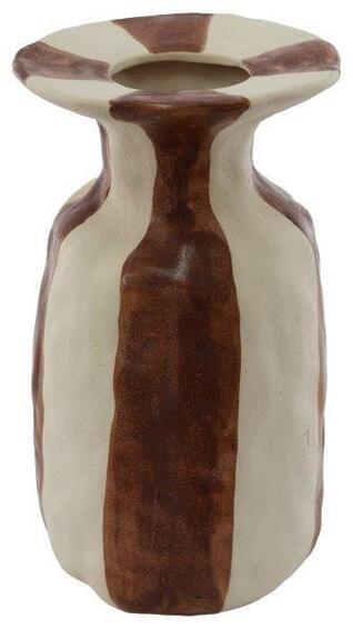 Brown stripe vase 26cm