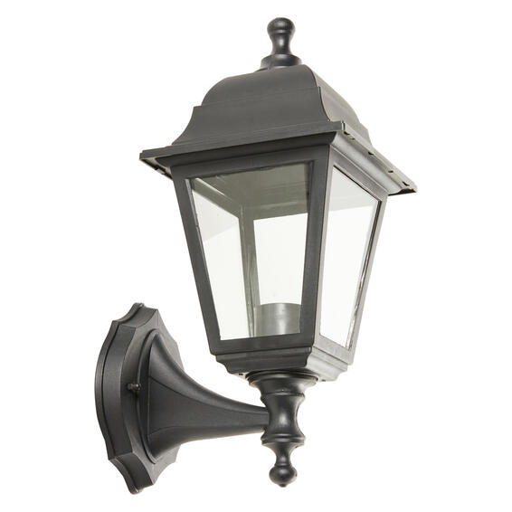 Updown Wall Lamp E27 Plastic and Glass
