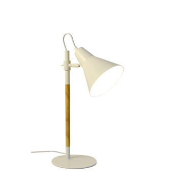DESK LAMP E14 1X40W METAL MATT WHITE, IR