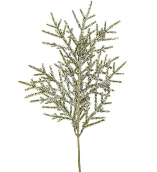 Frosted pine branch 50cm