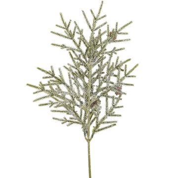 Frosted pine branch 50cm