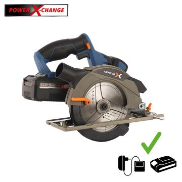 Dexter Cordless Circular Saw Kit 18V 4,0Ah Battery & Charger