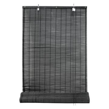 Inspire roll up blind  bamboo djibouti black 120x230cm