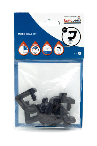 Micro head 90 brn pk 5