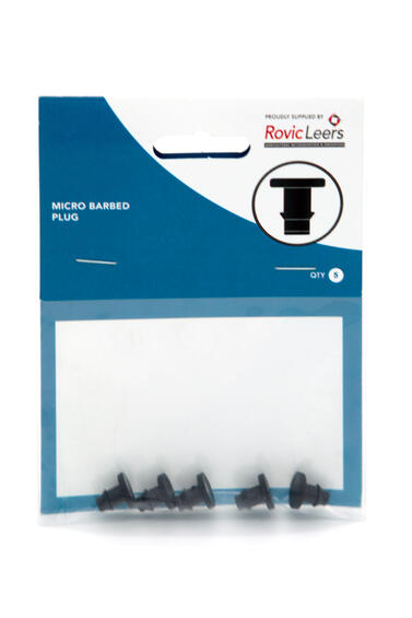 Micro barbed plug - 5pk