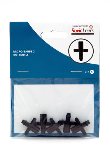 Micro barbed butterfly - 5pk