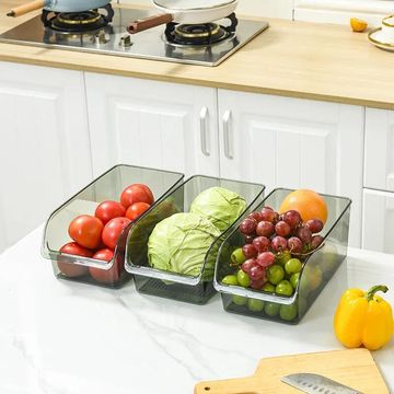 Fine living transparent storage container box m