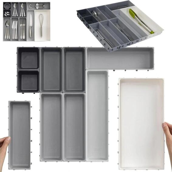 Compact cutlery nest organizer