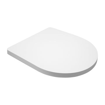 Sensea Easy D-Shape Toilet Seat White Satin