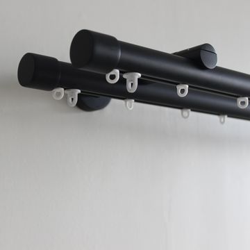 Inspire double wall bracket burny mat black