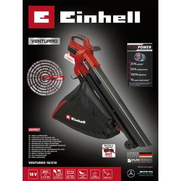 Einhell powerx-change leaf venturro 18v