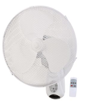 Equation Wall Fan With Remote White  40cm  45W