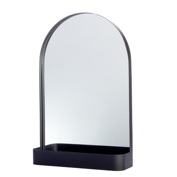 Arched Mirror With Shelf W40cmxH60cm