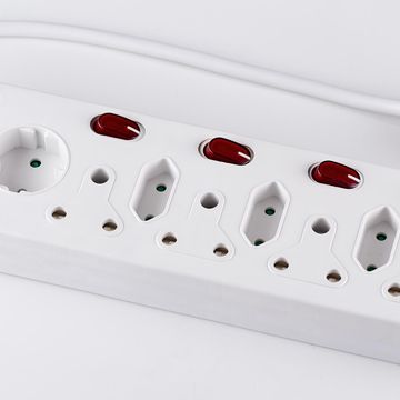 Multi-plug DIGITECH 5x3 & 4x2 pin 1 schuko