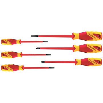 Set of 7 insulated screwdrivers GEDORE 2.5-6.5 PH 0-2