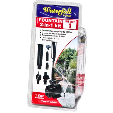 Pump, Fountain Kit, WATERFALL, Kit Nr1