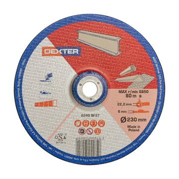 Cutting Disc Dexter Metal/Inox 230X6X22,2Mm