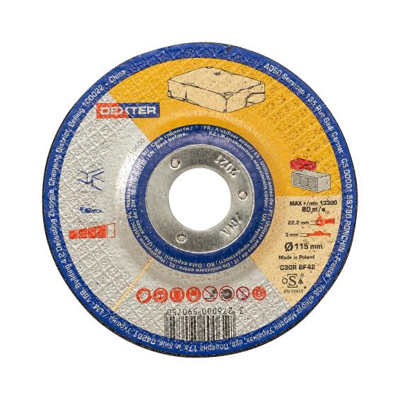 Cutting Disc Dexter Stone D115X3X22,2Mm