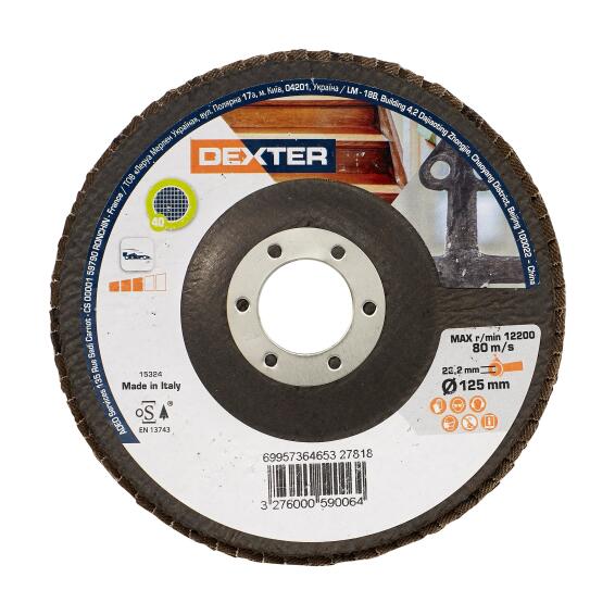 Flap Disc Dexter Multipurpose 125Mm P40