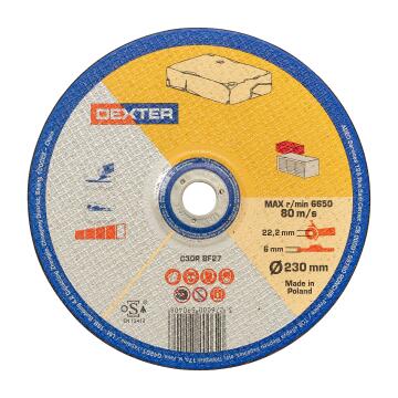Cutting Disc Dexter Stone 230X6X22,2Mm