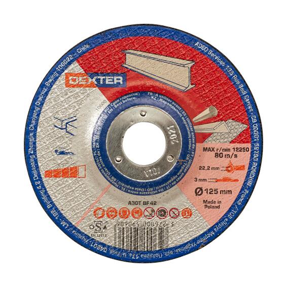 Cutting Disc Dexter Metal/Inox 125X3X22,2Mm