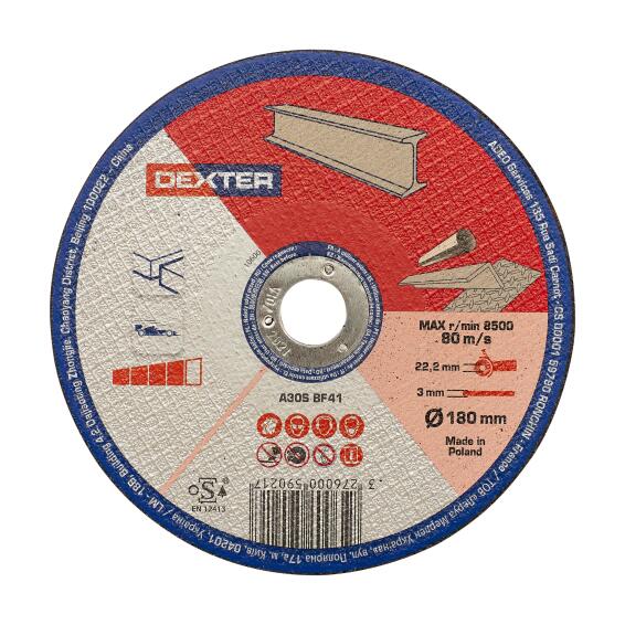 Cutting Disc Dexter Metal 180X3X22,2Mm