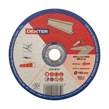 Cutting Disc Dexter Metal 180X3X22,2Mm