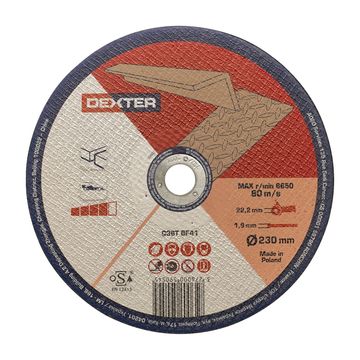 Cutting Disc Dexter Aluminium 230X1,9X22,2Mm