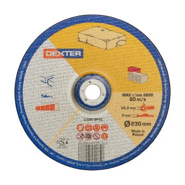 Cutting Disc Dexter Stone 230X3X22,2Mm
