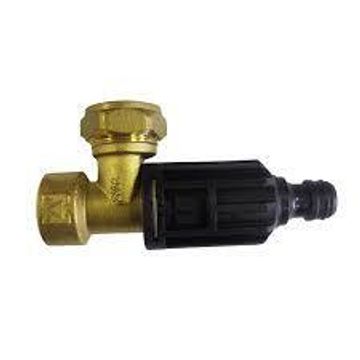 Geyser drain cock KWIKOT 20mmm female with compression inlet