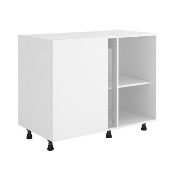 Kitchen cabinet Delinia bottom right angled white 58cmx106cmx76.8cm