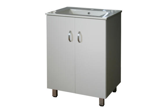 Cabinet 2 door vanity Marlene 600MM Basin included