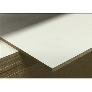 White Single Face Hardboard T3mm x W1220mm x L2440mm