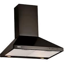 Kitchen Chimney Cooker hood Black Defy Dch310 600X480X1040Mm LEROY