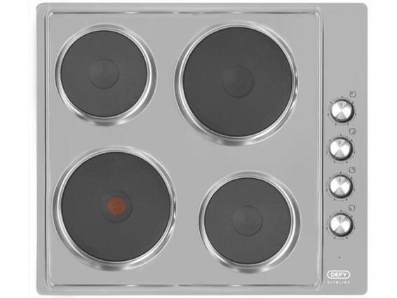 Kitchen electrical hob Defy slimline solid Burner stainless steel DHD399 600mm