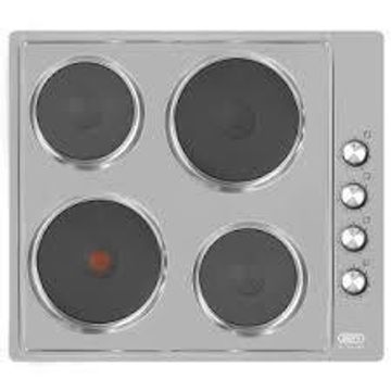Defy 60cm Slimline Electric Hob Inox DHD399 D58xW51xH9cm