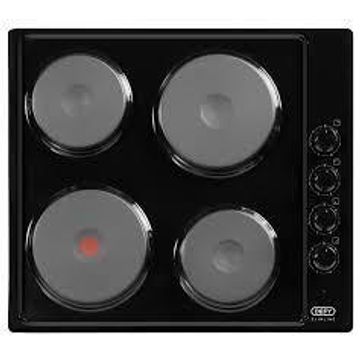 Defy 60cm Slimline Electric Hob DHD398 D58xW51XH9cm Black
