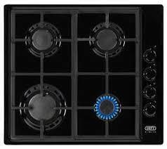 Defy Slimline 60cm Gas Hob Side Control Black DHG132 L58xW51xD9cm