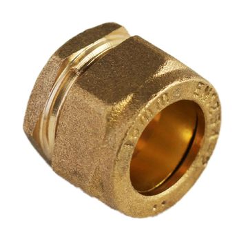 Stop end compression 22mm