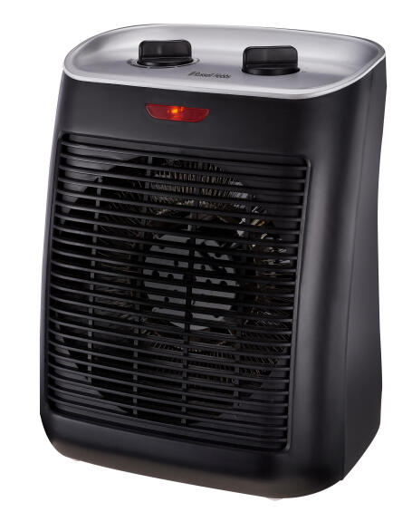 Russell hobs electric fan heater energy saving black 2000w