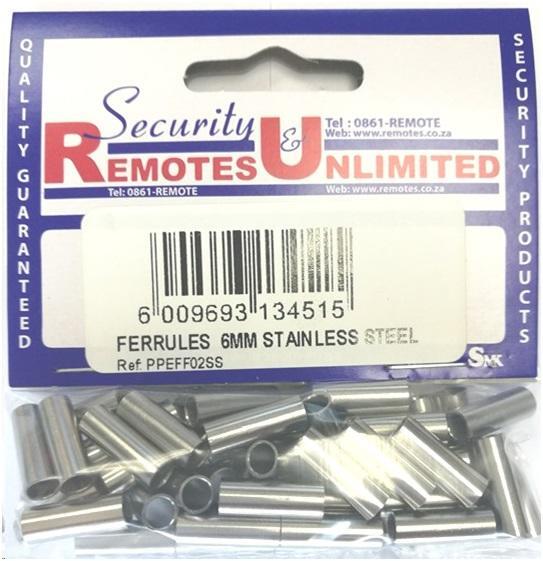 Ferrules 6mm x50